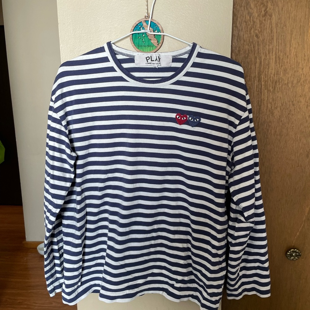 Comme does garçons CDG play long sleeve t-shirt